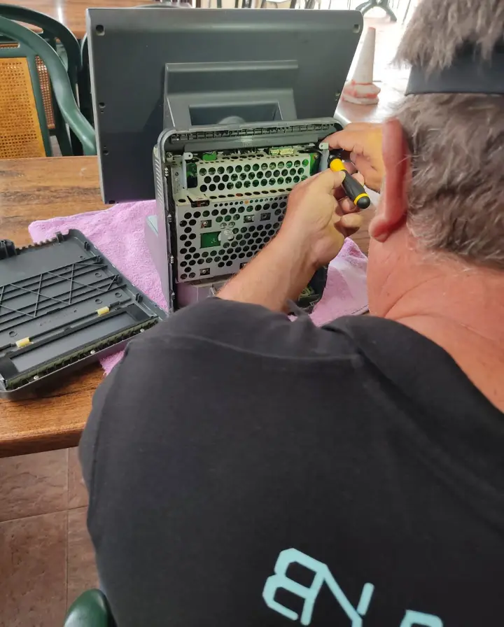 Equipo de profesionales trabajando