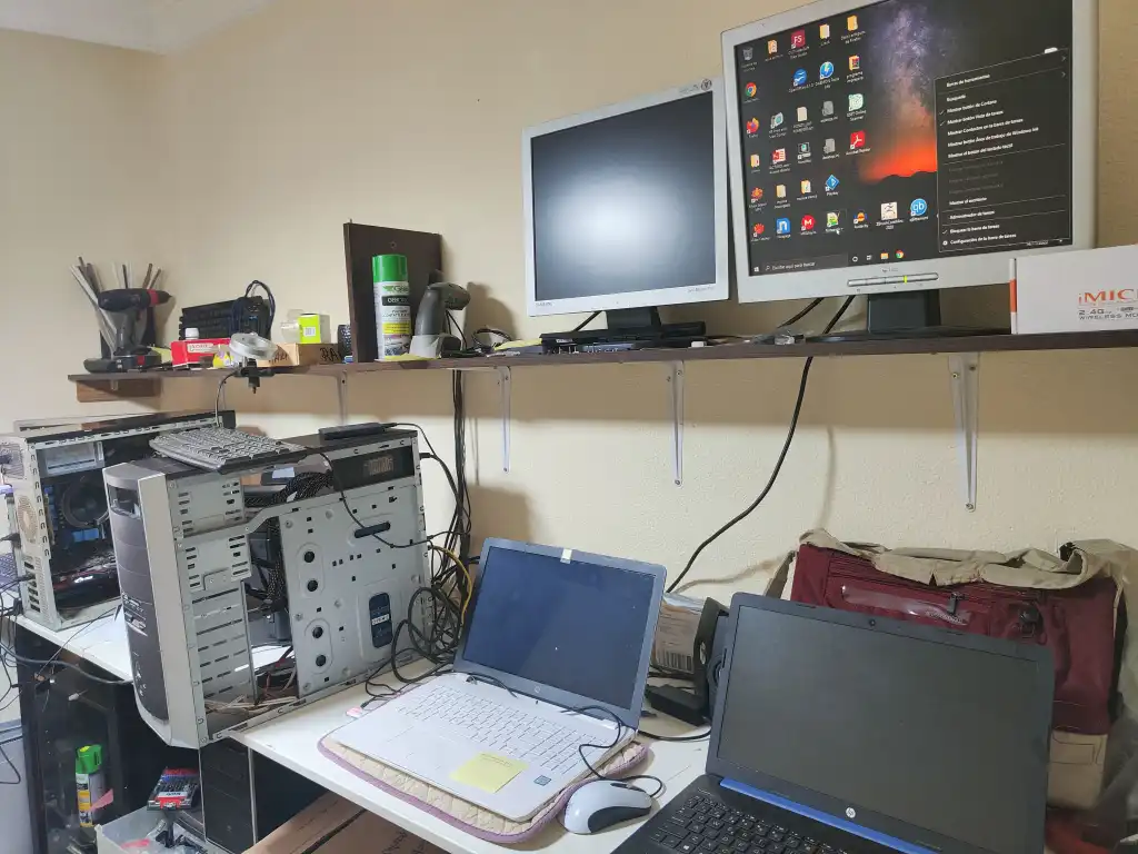 Our computer repair and assembly workshop